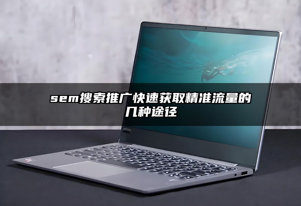 sem搜索推广快速获取精准流量的几种途径